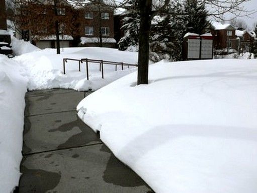 Neige à Ottawa