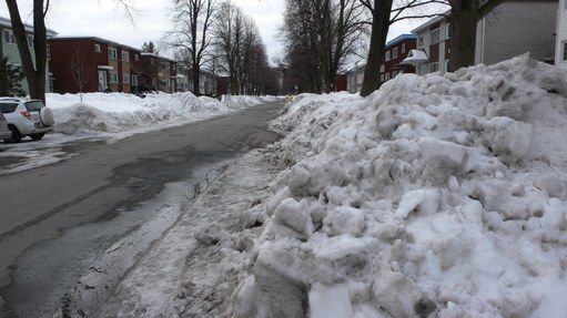 Avant déneigement