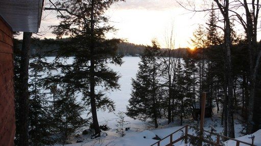 Levé de soleil au chalet