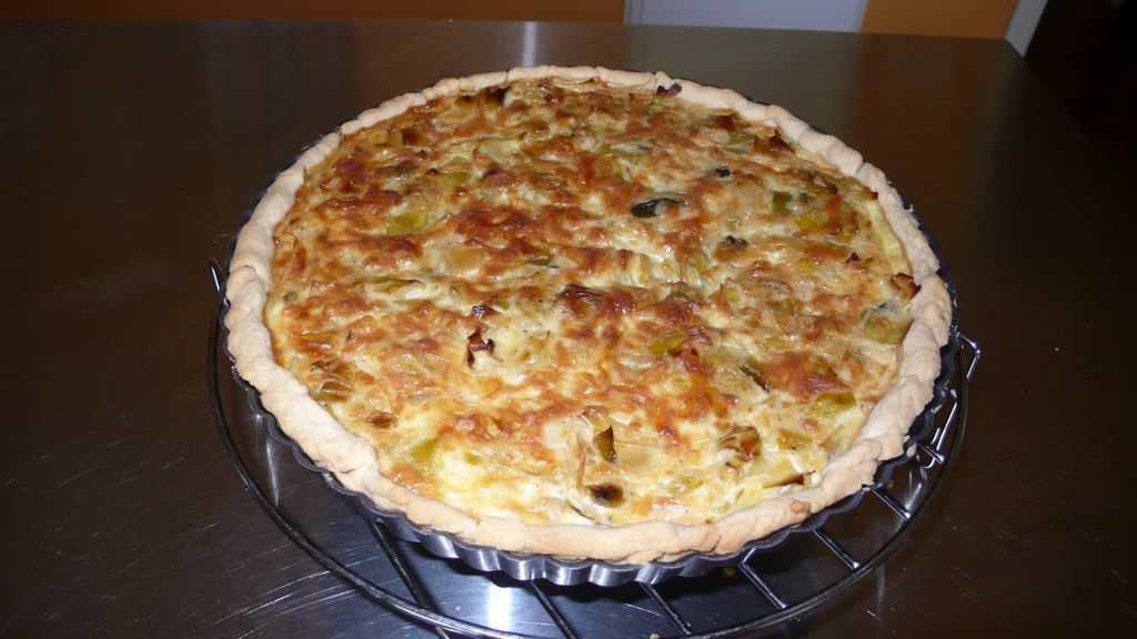 Quiche aux poireaux