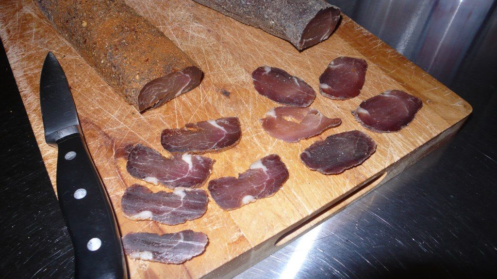 Filet de porc séché